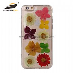 TPU estuche funda para iPhone/Samsung/Huawei/Lenovo/Sony/LG Flores Bienes prensadas