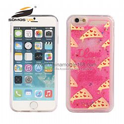 Hot Heart Glitter Stars Dynamic Liquid Quicksand Soft TPU Phone Case For Iphone  6Plus