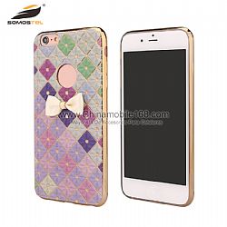New TPU Case with design tie  plating  phone case for iphone 6