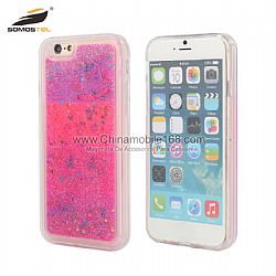 Adorable de TPU Con Liquido y Disenos de Caritas Animados Fundas para iPhone 7