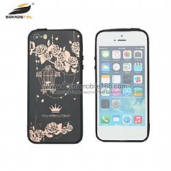 New product Beautiful TPU Acrylics With Solid Color  Phone Case for iphone 6 6s