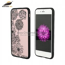 Wholesale New Fashion Relief matte TPU+PC Phone Case For iphone 7 7plus