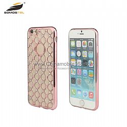 Nuevas capas de lujo del diseño diamante de galvanoplastia Rhinestone caso for iphone 6