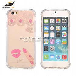 Cartoon design 360 anti-drop acrylic+tpu protector case for iphone6 plus