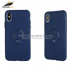 Calidad superior funda TPU con anillo de dedo magnético para Samsung S6/Note9