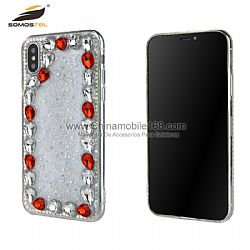 Cajas del teléfono del diamante TPU del venta caliente de moda