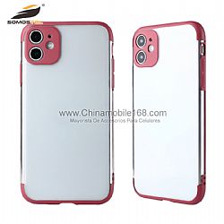 Mayoreo 1,5 mm de agujero fino tpu fundas para celulares para iPhone11