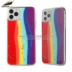 For iPhone11/12 Painted + Epoxy Bright phone case
