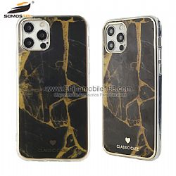 Funda 1.6mm TPU Plana Galvanoplastia Dual Caras De IMD En Dibujo Colorido Para iPhone12