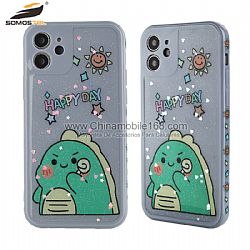 Funda TPU Flexibilidad Recta ConTres Bordes En Dibujos,Hueco Exacto+Epoxy Dibujos