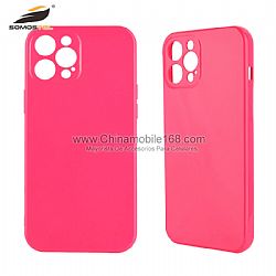 2.0MM inner velvet precise hole varnish mobile phone case for iPhone12/12Pro