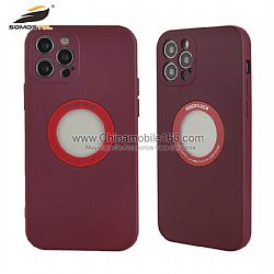 Funda TPU+PC Con Agujero De Logotipo para iPhone13/13mini/13Pro/13ProMax