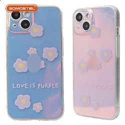 Double-Sided Flat IMD Laser Magic Color TPU process Phone Case