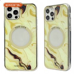Double-Sided Flat IMD Electroplating  TPU colorful picture leak logo hole Phone Case