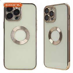 CD Pattern Electroplate TPU Phone Case for iPhon13Pro/13ProMax