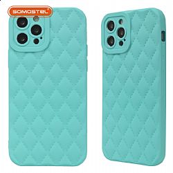 Diamond pattern TPU Oil injection mobile phone case