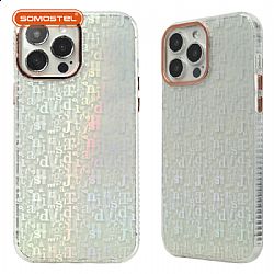 Independent Electroplate IMD Transparent TPU Laser Phone Case