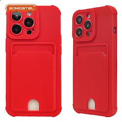 Matte TPU Rear Card Pack Injection Molding Phone Case