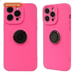 AiDouYiTi Hardware Ring Rear Holder Oil Injection TPU Phone Case