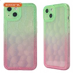 JingZuanWang con Hoja de Láser Polvo Brillante TPU Funda de Teléfono