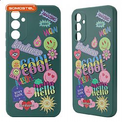 1.5MM matte magic square straight edge injection painted remoulded TPU phone case