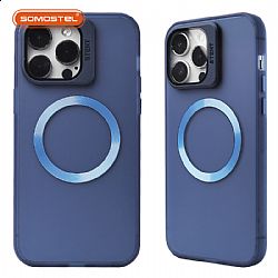 Wholesale Phone Case with Hidden Lens Holder Color Transparent TPU+PC Phone Protective Case