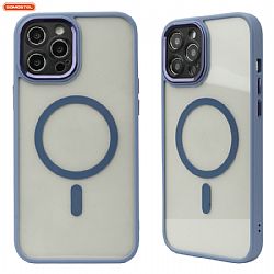 Wholesale TPU+ Acrylic Transparent Magnetic Phone Cases