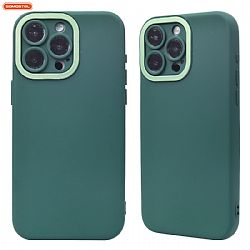 Agujero preciso 3 en 1 TPU+PC pasta franela inyección aceite funda teléfono