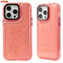 Epoxy 2 in 1 TPU glitter pattern design Electroplated Anti-fall airbag phone case