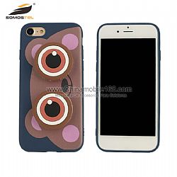 Universal TPU case with double support in cartoon design