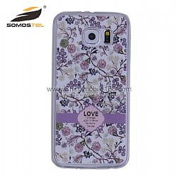 fundas para celular para iphone/Samsung patrón de flores de alta calidad antideslizante