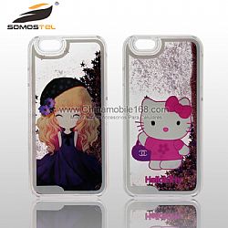 Linda estrella Girls Fluid fundas para celular Quicksand por mayor