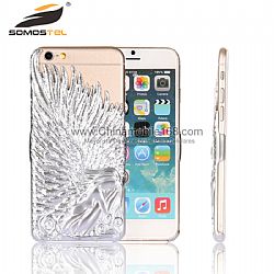 Alas de ángel Moda electroplate Funda para el iPhone 6