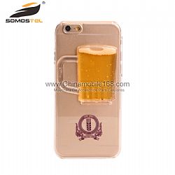 Fundas para celular de 3D cerveza líquida para iPhone 6 Plus