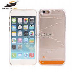 Flowing Liquid Swimming Magic Maze Transparent Hard Liquid Case Cover Wholesale