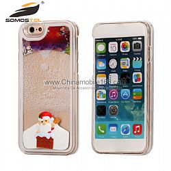 Serie Case liquido de Navidad fundas para celular iphone 6