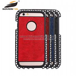 fundas para celular del estilo de cuero al por mayor para iPhone 6