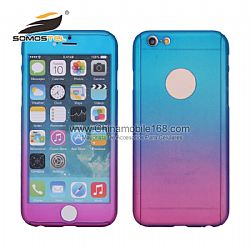 Hot Sale 360 Degrees Full Protection Gradient Color Phone Case for iPhone 6/6S/Plus