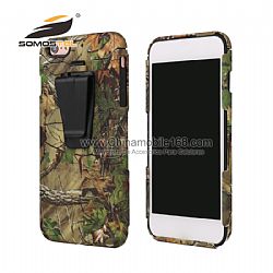 venta al por mayor camuflaje 3 en 1 Combo Funda con clip para el iPhone