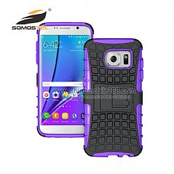 Fundas goma a prueba de golpes estuche rígido Kicktand caso para Samsung s7 edge  samsung s7