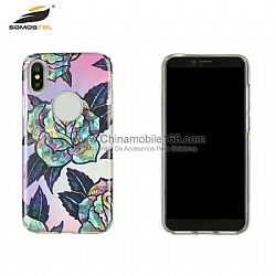 Funda TPU+PC con dibujo colorido para Samsung J1/J3/J7