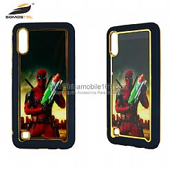 Wholesale electroplating TPU+PC+Acrylic protective case with unfoldable stand