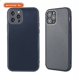 Funda TPU+PC+Vidrio En Color Para iPhone13Pro/13ProMax