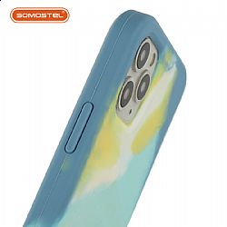 Funda de silicone con diseño de arco iris Para iPhone13/13ProMax