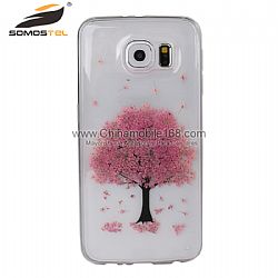 Handmade tree pressed flowers phone case for Samsung Iphone