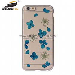 Handmade petal pressed flower case wholesale