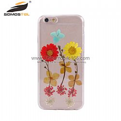 Handmade pressed flowers phone case