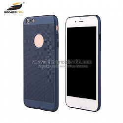 Hots sale PC cover two gaps net case for i6 plus