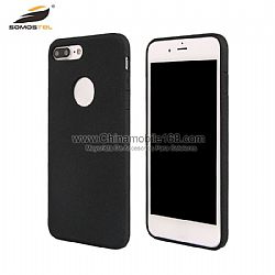 Funda TPU 2MM Sin Brillo En Color Negra Para 7Plus