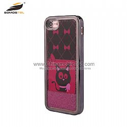 Funda TPU Con Arena Movediza Y Diseno Para 7G